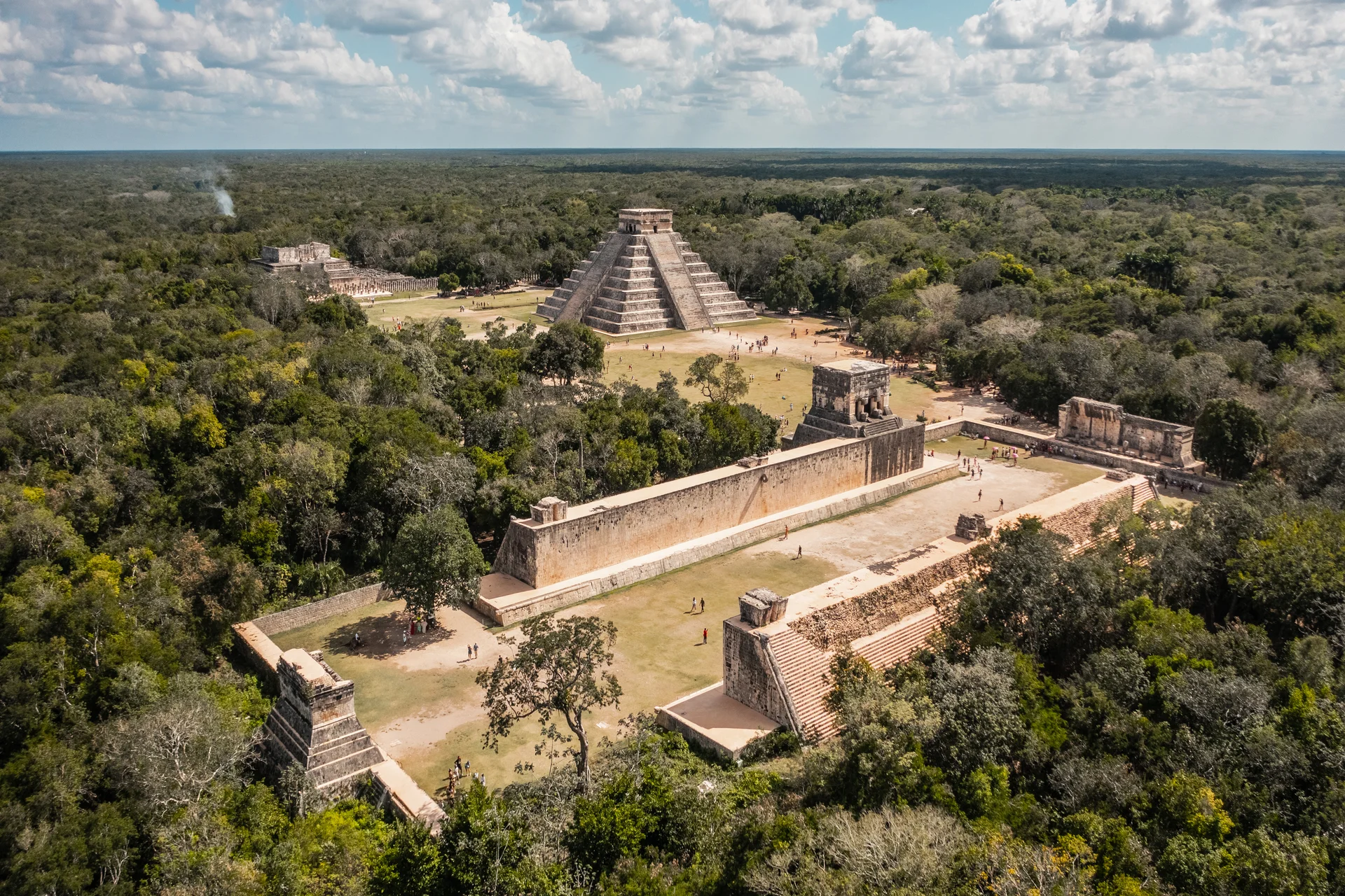 vision-aerea-de-chichen-itza Vista aérea de Chichén Itzá